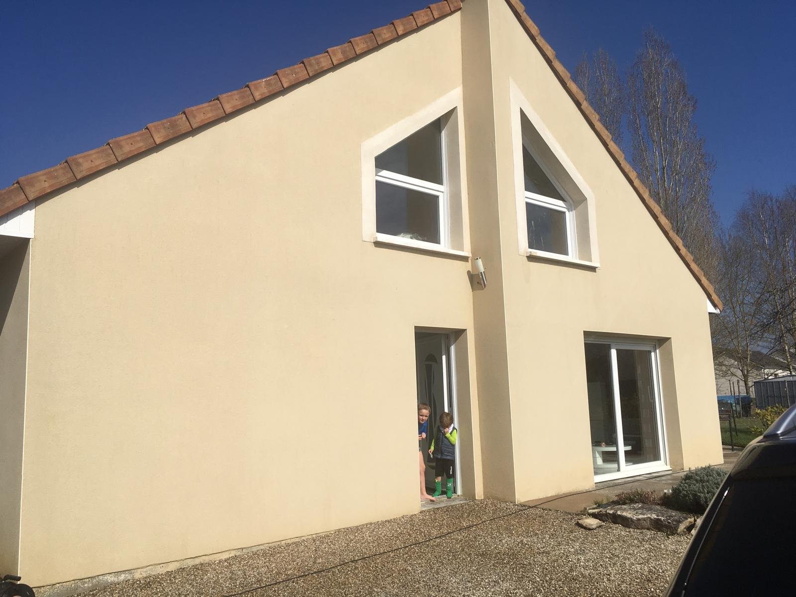 Nettoyage de façade à basse pression